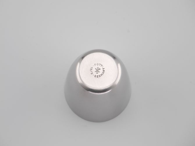 C. Hugo Pott Edelstahl Schnapsbecher