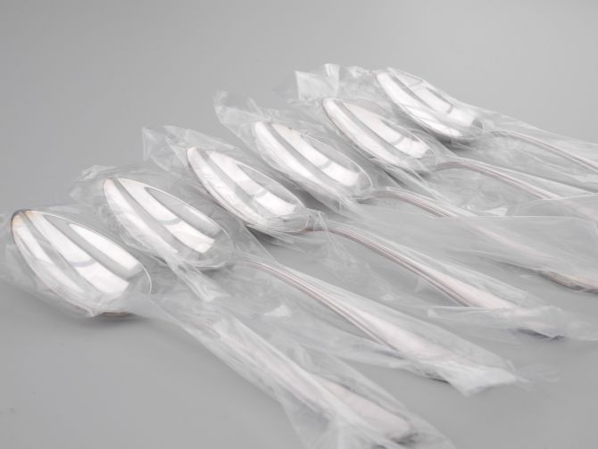 WMF 2200 Besteck 90 versilbert Dessertlöffel Set OVP