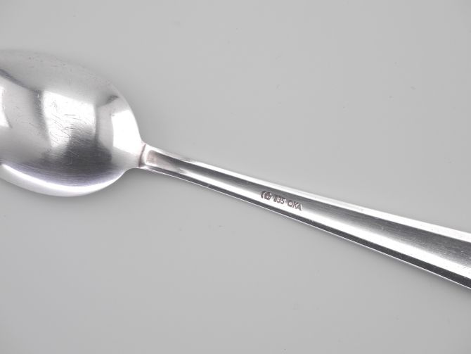 OKA 131 Pyramide 835 Silber Kaffeelöffel