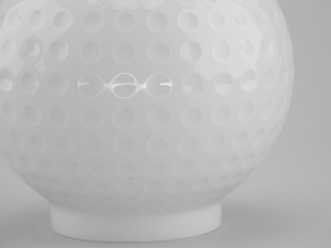 Arzberg 2375 Golfball weiss Vase 19cm