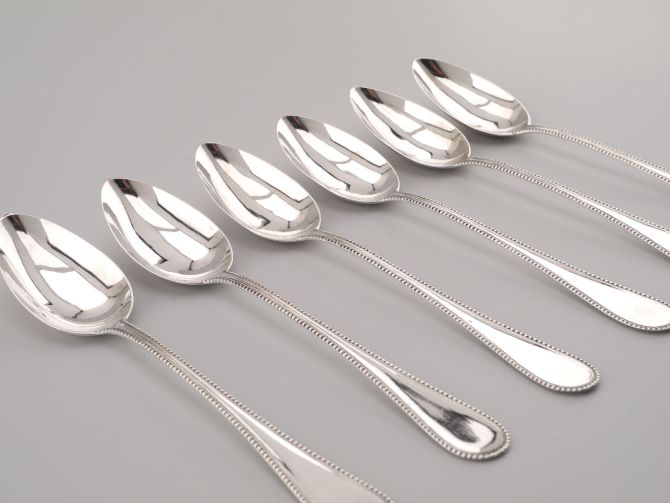 Wilkens Perl 800 Silber Kaffeelöffel Set