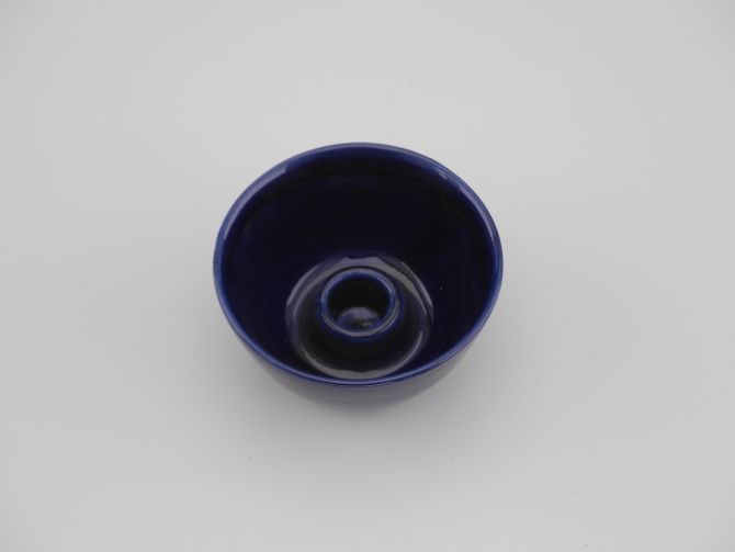 Arabia Finland Kerzenleuchter blau