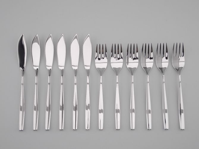 WMF Frankfurt Fischbesteck 6P aV