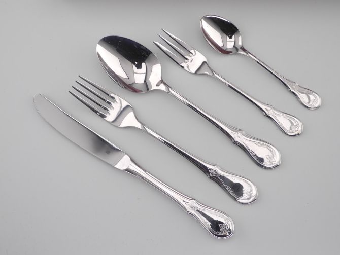 WMF Würzburger Gravur cromargan Komplettbesteck Etui