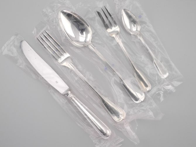 WMF Augsburger Faden 90 Komplettbesteck Etui OVP