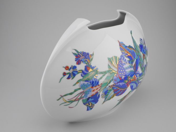 Lino Sabattini TASCA Vase Rosenthal Brigitte Doege 46cm