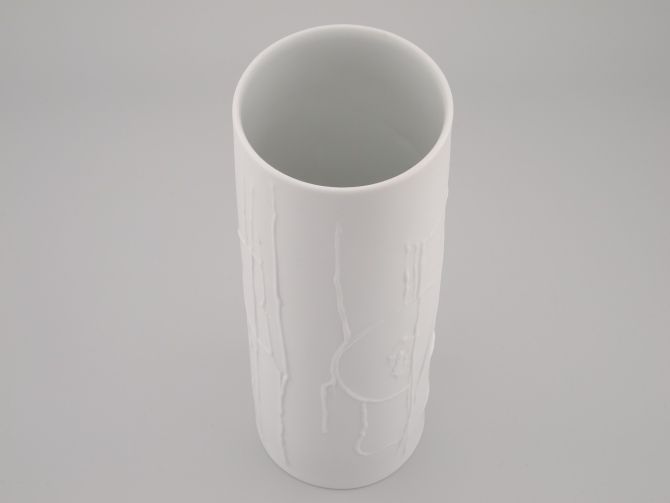Cuno Fischer Vase 3553 weiss Rosenthal 27