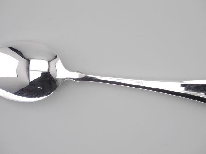 Lutz & Weiss Mosel 925 Sterling Silber Kaffeelöffel