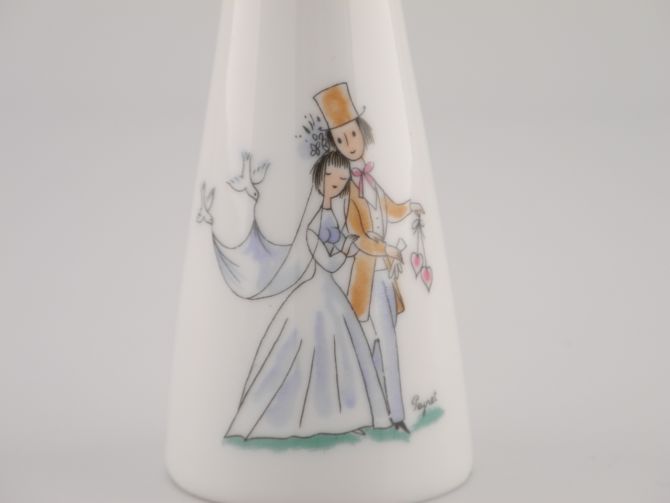 Raymond Peynet Hochzeit 2000 Vase 13