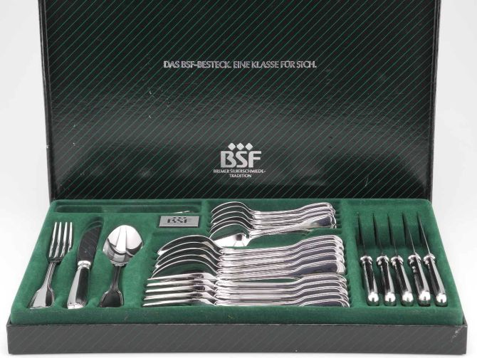 BSF Klassisch Faden 18/8 Komplettbesteck Etui