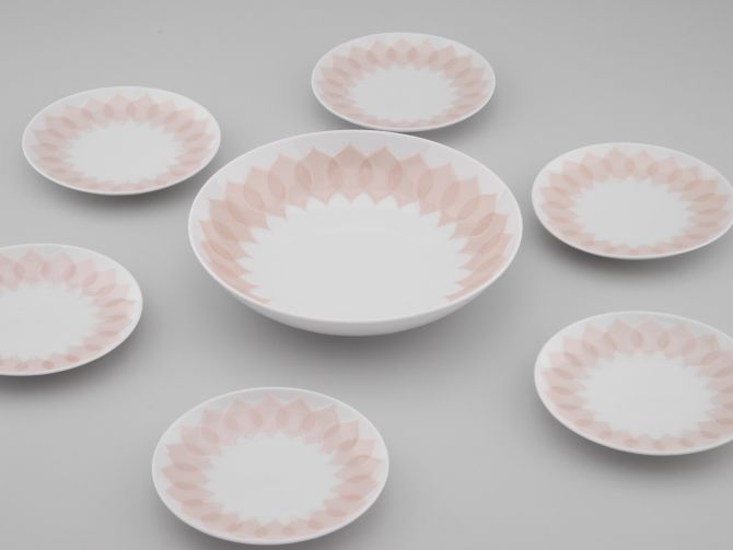 Rosenthal Lotus Gravad Konfektteller Set