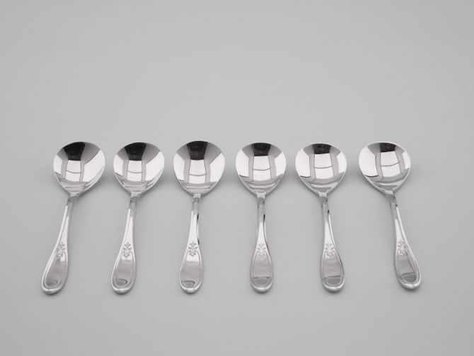 BSF Azalea 18/8 Edelstahl Eislöffel Set