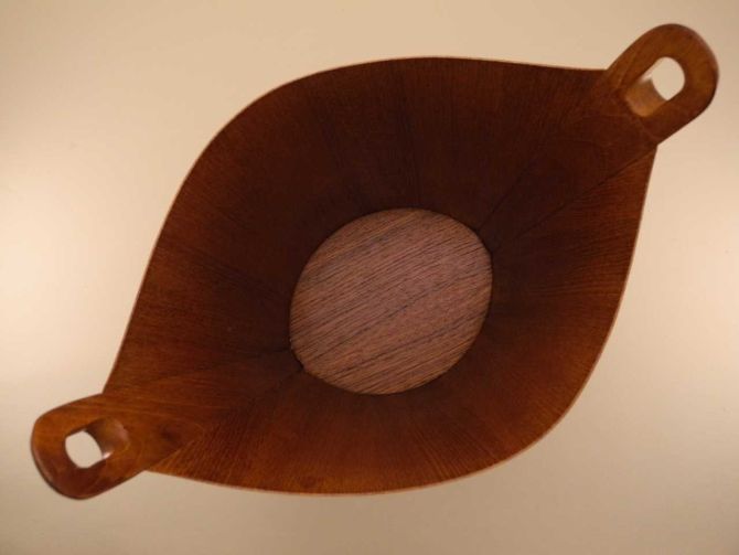 Vintage Teak Papierkorb Einar Barnes P.S: Heggen Norwood