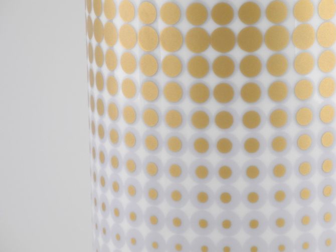 Rosenthal Vase Punkte Gold 25