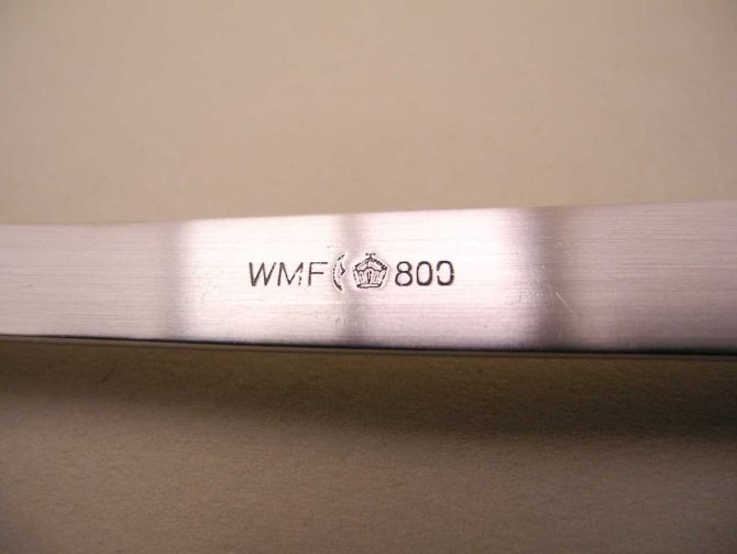WMF 2500 Silberbesteck Dessertlöffel 800 Silber Bauhaus Art Deko
