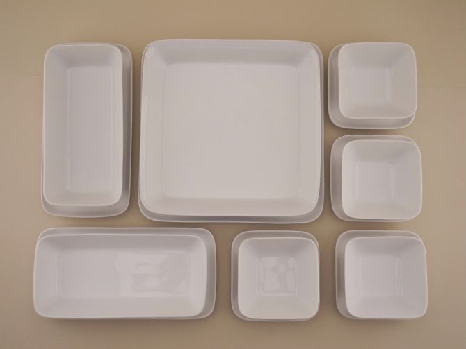 Heinrich Löffelhardt Arzberg 1100 Porzellan Schalensatz