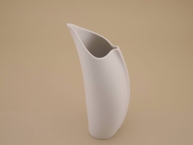 Lino Sabattini Pinguino Vase matt Rosenthal Bisquitporzellan 26cm