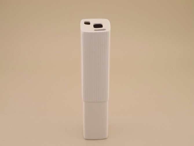 KPM Porzellan Vase Pilaster weiss design Hans Theo Baumann