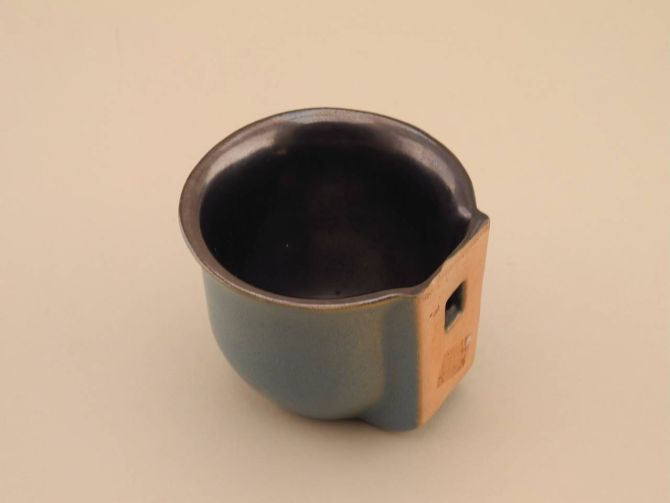 Fritz van Daalen Wandvase 1/2 grün