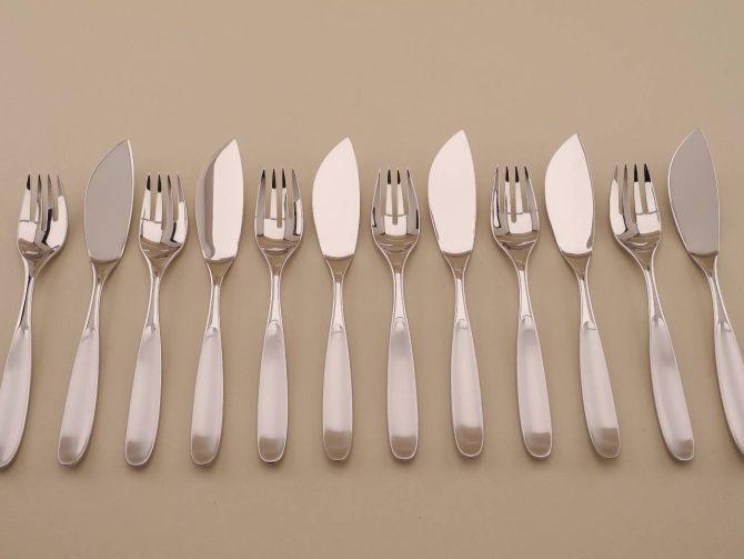 Wilkens Yacht 18/8 Edelstahl Fischbesteck 6 Personen