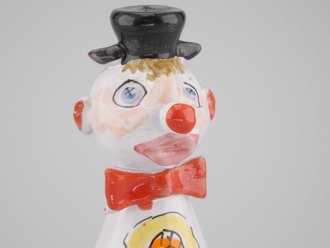 Spardose Clown Zylinder