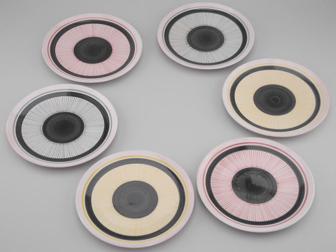 Fritz Haussmann Schweiz Teller Set