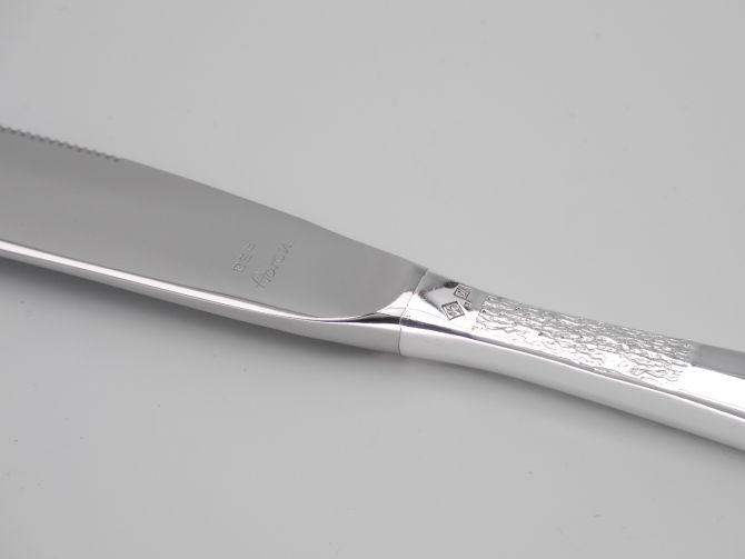 BSF Rauhreif 90 versilbert Tafelmesser Florett