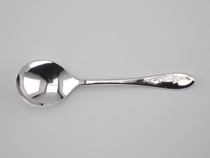 Tassenlöffel in 18/8 Edelstahl aus der vintage alten Serie Fioretta von BSF Besteck