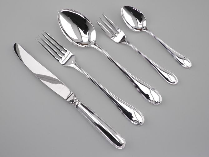 Wilkens Schwedisch Faden 90 Komplettbesteck Etui