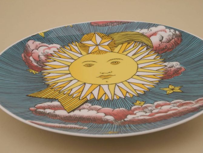 Piero Fornasetti 12 MESI 12 SOLI Rosenthal Dicembre