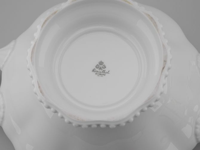 Rosenthal Perlrand uni weiss Suppenterrine