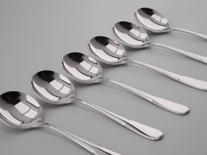 WMF Bamberg Cromargan Tassenlöffel Set