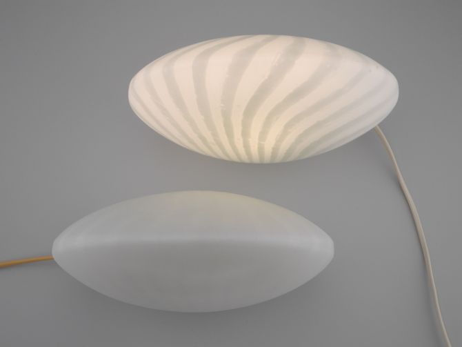 Peill Zebra Muschel Lampe Duo