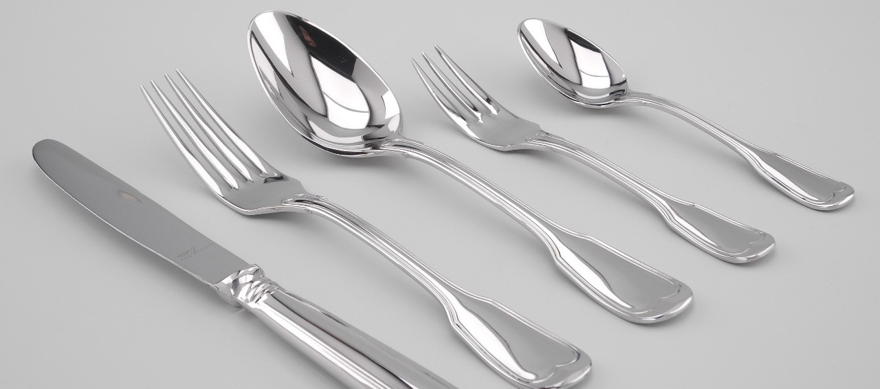 BSF Besteck Klassisch Faden in Edelstahl